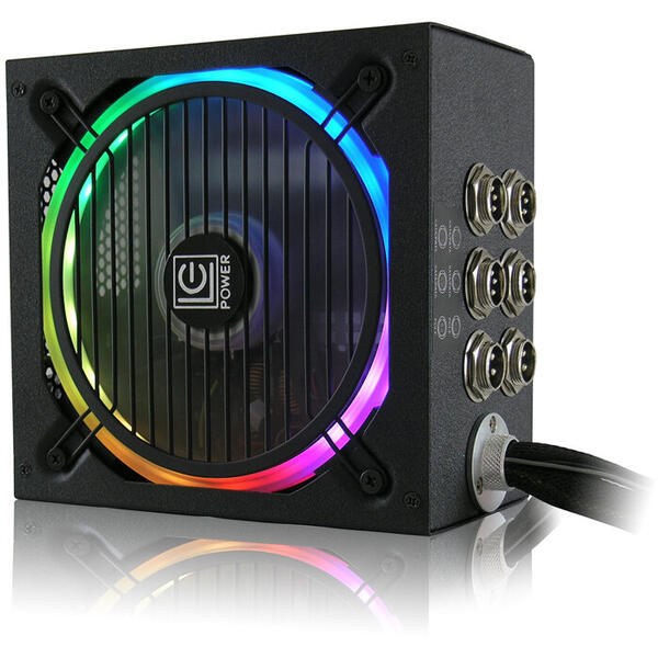 Sursa LC-Power Prophecy RGB Metatron Gaming, Certificare 80+ Bronze, Modulara, 750W