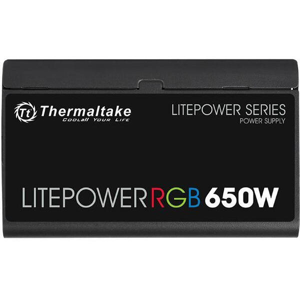 Sursa Thermaltake Litepower RGB, ATX, PFC Active, 650W