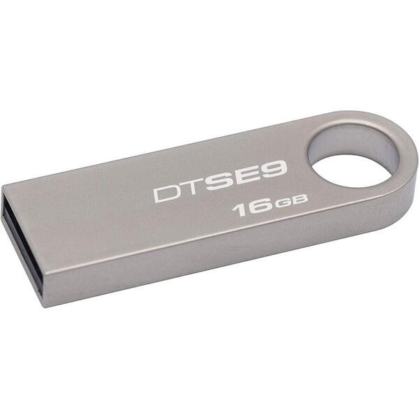 Memorie USB Kingston DataTraveler SE9, 16GB, USB 2.0, Metal Casing, 3 Pieces