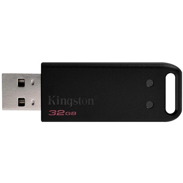 Memorie USB Kingston DataTraveler 20, 32GB, USB 2.0, Black, 2 Pieces