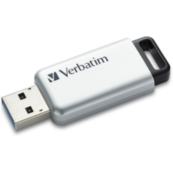 Memorie USB Verbatim Secure Pro, 64GB, USB 3.0, Silver