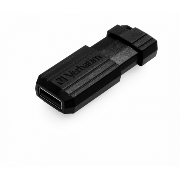 Memorie USB Verbatim PinStripe, 128GB, USB 2.0, Black