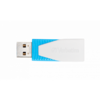 Memorie USB Verbatim SWIVEL, 128GB, USB 2.0, Blue/White