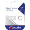 Memorie USB Verbatim Metal Executive 16GB, USB 2.0, Silver