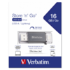 Memorie USB Verbatim Lightning iStore 'n' Go, 16GB, USB 3.0, Grey