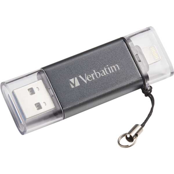 Memorie USB Verbatim Lightning iStore 'n' Go, 16GB, USB 3.0, Grey