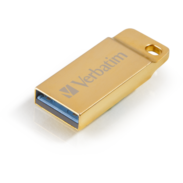 Memorie USB Verbatim Metal Exclusive, 16GB, USB 3.0, Gold