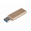 Memorie USB Verbatim PinStripe Anniversary Edition, 64GB, USB 3.0, Gold