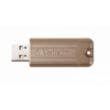 Memorie USB Verbatim PinStripe Anniversary Edition, 64GB, USB 3.0, Gold