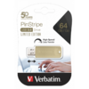 Memorie USB Verbatim PinStripe Anniversary Edition, 64GB, USB 3.0, Gold