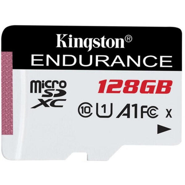 Kingston Micro SDXC High Endurance, 128GB, Clasa 10 UHS-I