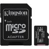 Card Memorie Kingston Micro SDHC Canvas Select Plus 100R, 16GB, Clasa 10, UHS-I + Adaptor, 3 Pieces