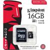 Kingston Micro SDHC Industrial, 16GB, Clasa 10, UHS-I + Adaptor SD