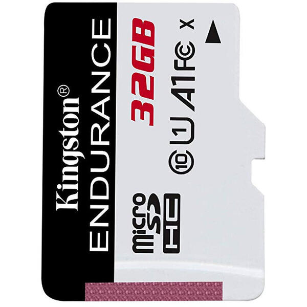 Kingston Micro SDHC High Endurance, 32GB, Clasa 10, UHS-I