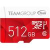 Card Memorie Team Group Micro SDXC, 512GB, Clasa 10, UHS-I U1+ Adaptor
