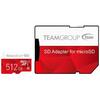 Card Memorie Team Group Micro SDXC, 512GB, Clasa 10, UHS-I U1+ Adaptor