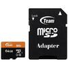 Team Group Micro SDXC, 64GB, Class 10, UHS-I U1 + Adaptor