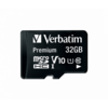 Verbatim Premium U1 Micro SDHC, 32GB, Clasa 10 + Adaptor SD
