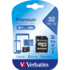 Verbatim Premium U1 Micro SDHC, 32GB, Clasa 10 + Adaptor SD