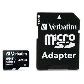 Verbatim Premium U1 Micro SDHC, 32GB, Clasa 10 + Adaptor SD