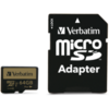 Verbatim Pro+ Micro SDXC 64GB, Clasa 10, UHS-I U3 + Adaptor SD