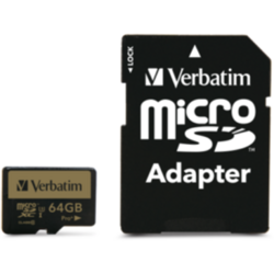 Pro+ Micro SDXC 64GB, Clasa 10, UHS-I U3 + Adaptor SD