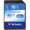 Card Memorie Verbatim Premium U1 SDHC, 16GB, Clasa 10, UHS-I U1