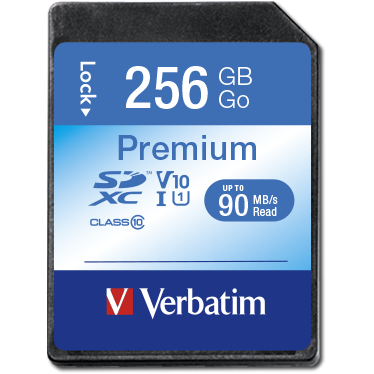 Card Memorie Verbatim Premium U1 SDXC, 256GB, Clasa 10, UHS-I U1