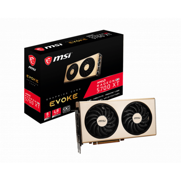 Placa video MSI Radeon RX 5700 XT Evoke OC 8GB GDDR6 256-bit