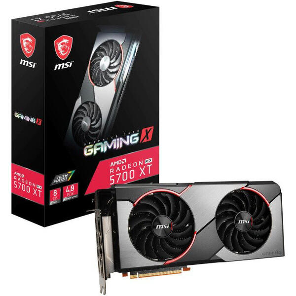 Placa video MSI Radeon RX 5700 XT GAMING X 8GB GDDR6 256-bit