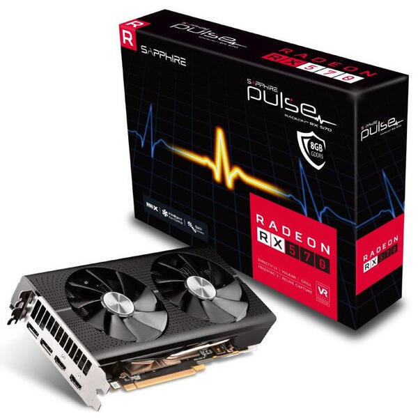 Placa video Sapphire Radeon RX 570 PULSE 8GB GDDR5 256-bit