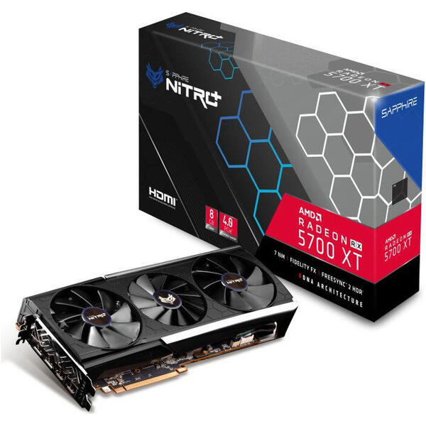 Placa video Sapphire Radeon RX 5700 XT NITRO+ 8GB GDDR6 256-bit