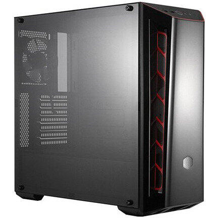 Carcasa Cooler Master Masterbox MB520 Red, MiddleTower, Plexiglass, Fara sursa, Negru-Rosu