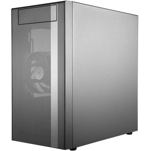 Carcasa Cooler Master MasterBox NR400 w/ODD, MiniTower, Tempered glass, Fara sursa, Negru