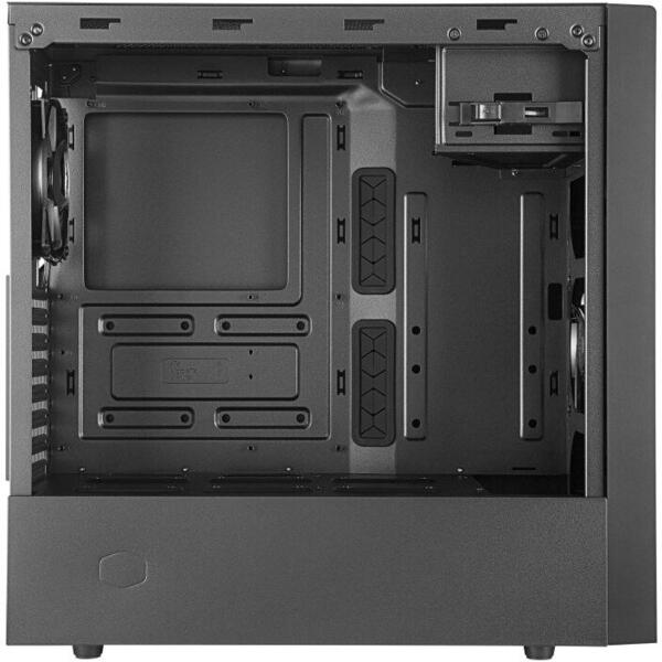 Carcasa Cooler Master MasterBox NR600 w/ODD, Tempered Glass, MiddleTower, Fara sursa, Negru