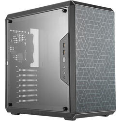 MasterBox Q500L, MiniTower, Plexiglass, Fara sursa, Negru