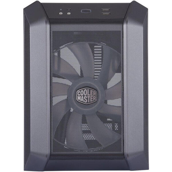 Carcasa Cooler Master MasterCase H100, Mini ITX, Fara sursa, Negru