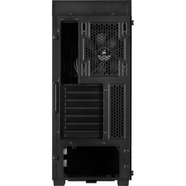 Carcasa Corsair 110R, MiddleTower,  Tempered glass, Fara sursa, Negru