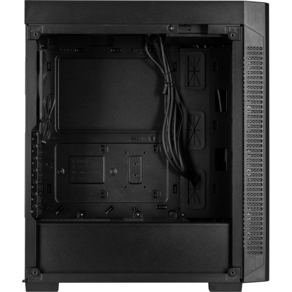 Carcasa Corsair 110R, MiddleTower,  Tempered glass, Fara sursa, Negru