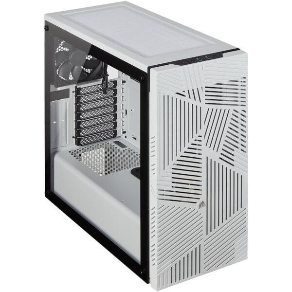 Carcasa Corsair Carbide Series 275R Airflow, MiddleTower, Fara sursa, Negru-Alb