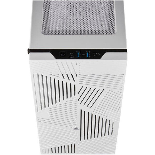 Carcasa Corsair Carbide Series 275R Airflow, MiddleTower, Fara sursa, Negru-Alb