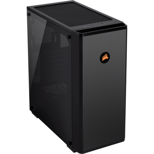 Carcasa Corsair Carbide Series 175R RGB, MiddleTower, Tempered glass, Fara sursa, Negru