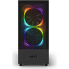 Carcasa NZXT H510 Elite Matte Black, MiddleTower, Tempered glass, Fara sursa