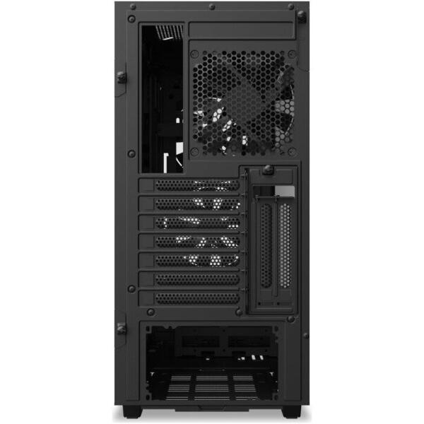 Carcasa NZXT H510 Elite Matte Black, MiddleTower, Tempered glass, Fara sursa