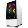 Carcasa NZXT H510 Elite Matte White, MiddleTower, Tempered glass, Fara sursa