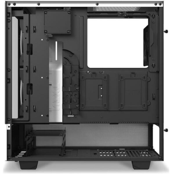 Carcasa NZXT H510 Elite Matte White, MiddleTower, Tempered glass, Fara sursa