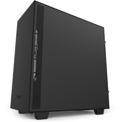 H510 Matte Black/Red, MiddleTower, Tempered Glass, Fara sursa