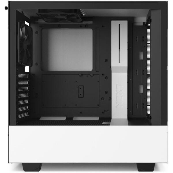 Carcasa NZXT H510 Matte White, MiddleTower, Tempered Glass, Fara sursa