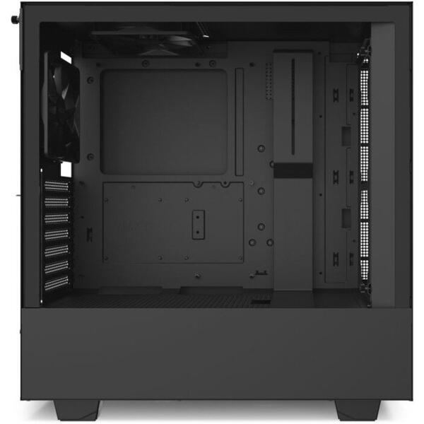 Carcasa NZXT H510i Matte Black, MiddleTower, Tempered Glass, Fara sursa