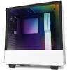 Carcasa NZXT H510i RGB TG White si sursa NZXT C850